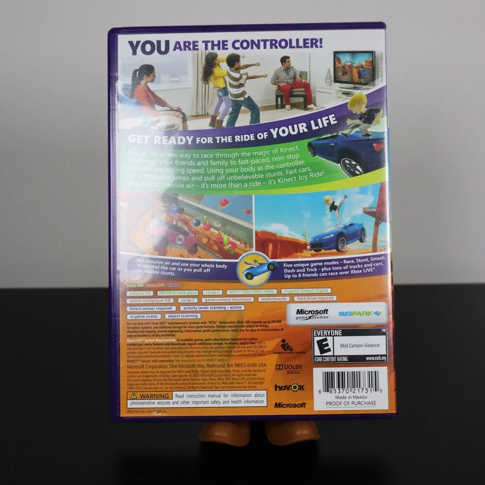 Kinect Joy Ride (Xbox 360, 2010) CIB Tested and Working Video Game